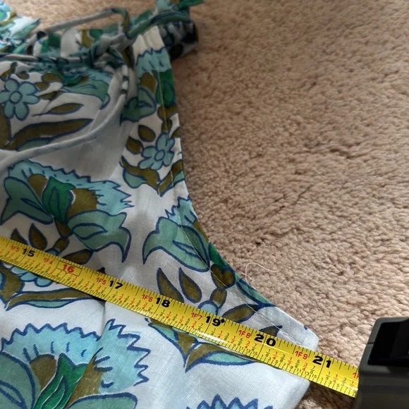 Calypso St. Barth Blue and White Halter Mini Dress - Picture 4 of 5